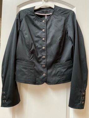 T21 Black Sateen Jacket